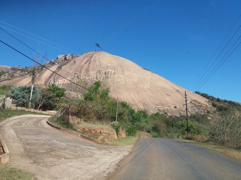 Sibebe Rock, north of Mbabane, Capital of eSwatini, one of southern Africa’s most impressive geological features. Credit: Braimah Apambire/DRI.