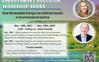 November 18th & 29th, 2021 – EnergySmart Educator Workshop