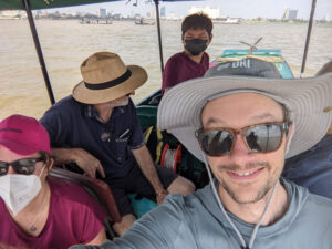 Dan and team in Cambodia