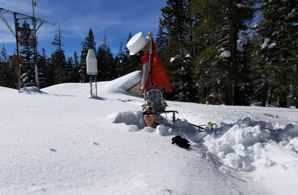 Anne Heggli at Snow Laboratory