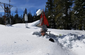 Anne Heggli at Snow Laboratory
