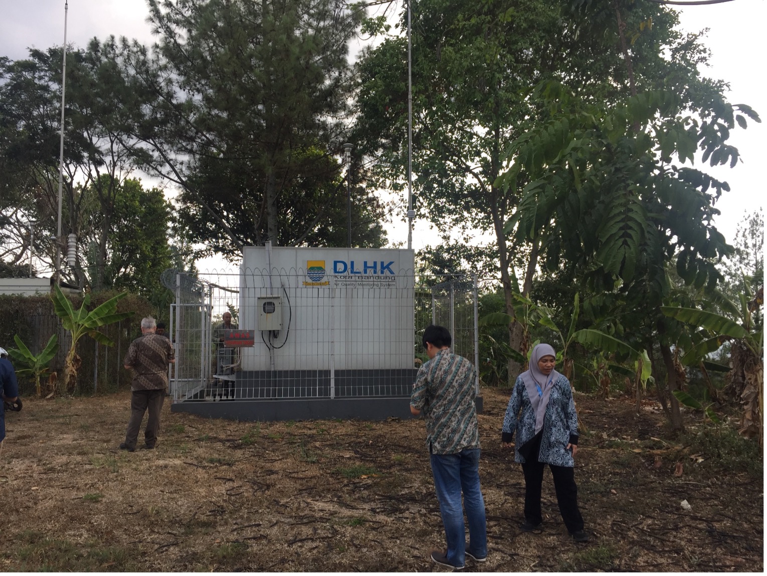 Indonesian air quality monitoring station