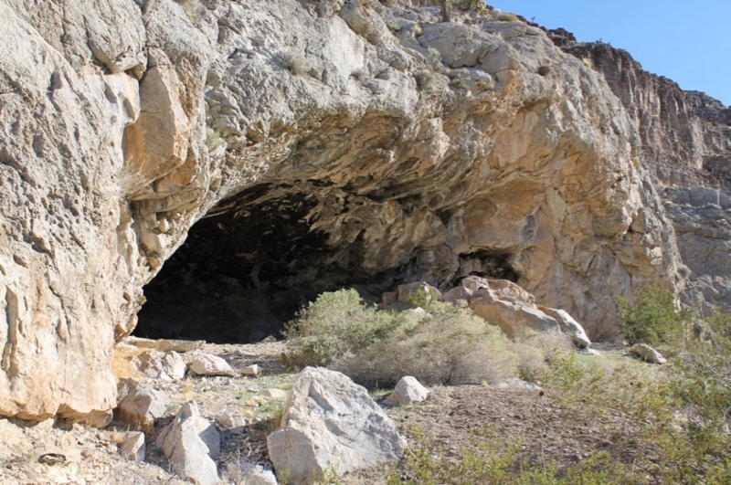 Cave opening at Mule Springs Rockshelter.