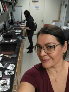 Vera Samburova in Lab