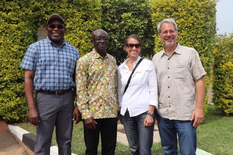 From left to right: Courses were taught by instructors Braimah Apambire, Ph.D. (DRI), Emmanuel Opong, Ph.D. (World Vision), Rosemary Carroll, Ph.D. (DRI), and Alan Heyvaert, Ph.D. (DRI). Credit: World Vision eSwatini Communications.
