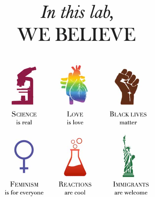 We Believe image showing inclusive values